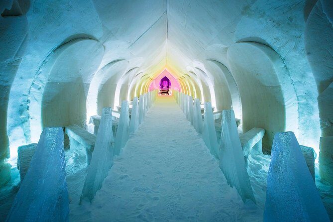 Arctic Snow Castle Visit with Lappish Dinner - Small Group Tour - An Arctic evening built around the Ice Hotel rooms