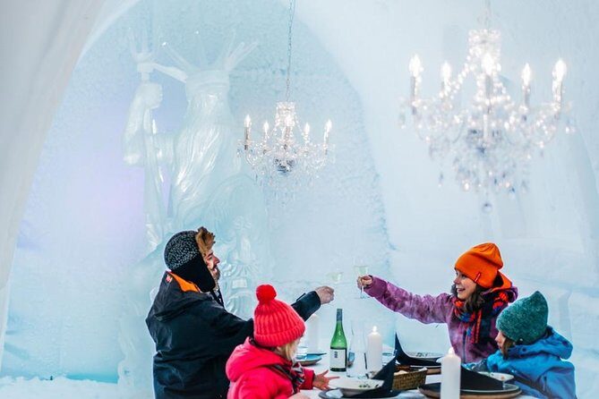 Arctic Snow Castle Visit with Lappish Dinner - Small Group Tour - Entering the Snow Castle experience: what to expect in the ice rooms