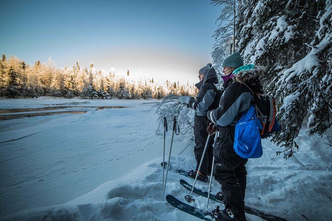 Backcountry skiing adventure - The Forest Camp Break: Sausages by the Fire and Real Warmth