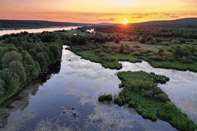 Canoe Trip in Lapland from Rovaniemi - Evening departures: sunsets in summer, Northern lights in autumn (if you’re game)
