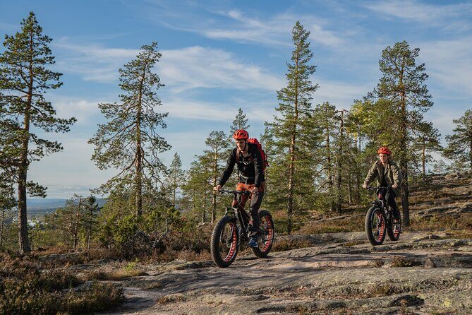 Electric Fatbike Trip to the Reindeer Farm - The return ride to Rovaniemi: about 20 km and a different route