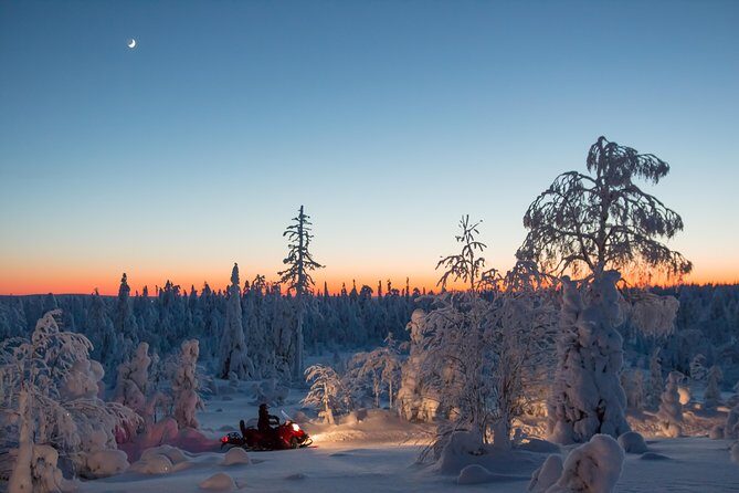 Evening Escape - Snowmobile safari and campfire in Rovaniemi - Evening snowmobile safari with a campfire pause in Rovaniemi