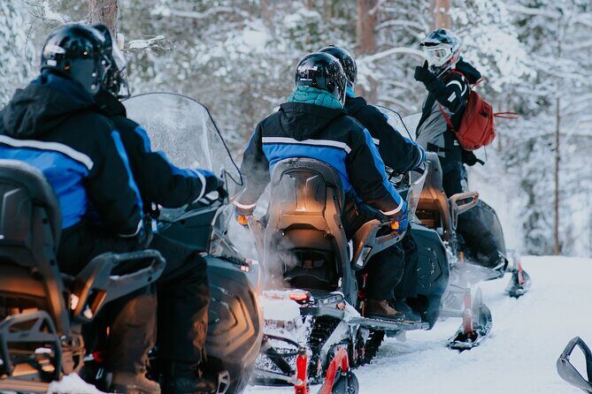 Evening Snowmobile Safari in Rovaniemi - Night Snowmobiling Around the Arctic Circle Area