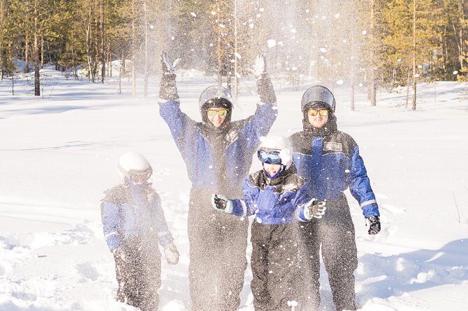 Family Snowmobile Safari from Santa Claus Village - The Kids’ Safety Zone: Mini-Snowmobiles for Ages Up to 11–12