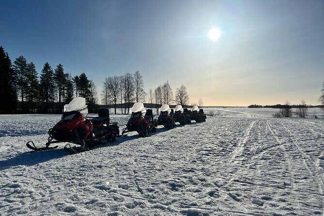 Family Snowmobiling in Rovaniemi, Apukka Resort - Dress for -20°C Conditions and Keep Kids Happy