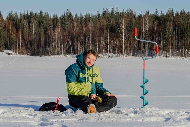 First Ice Fishing Experience in Rovaniemi - Drilling the Hole and Fishing Basics You Can Use Anywhere