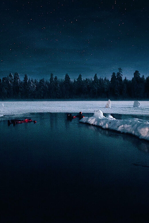From Rovaniemi: Ice Floating under Aurora Borealis - The scenery part: Arctic calm around Rovaniemi