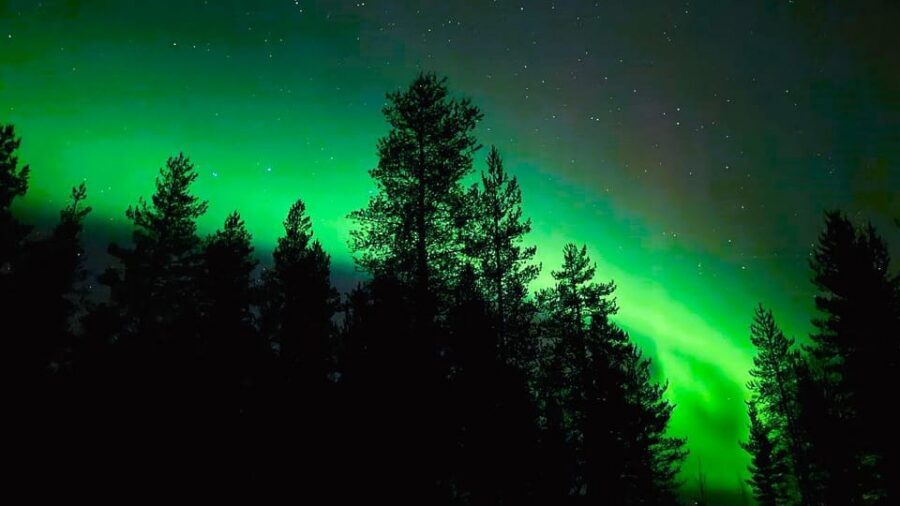 From Rovaniemi: Night Tour in Search of the Aurora with BBQ - The secret stop for extra chances: photos and a 15-minute window