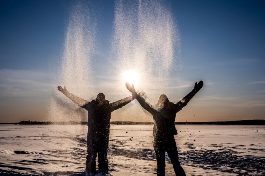 From Rovaniemi: Private Photoshoot in the Lappish Wilderness - How the 1-hour photoshoot actually plays out