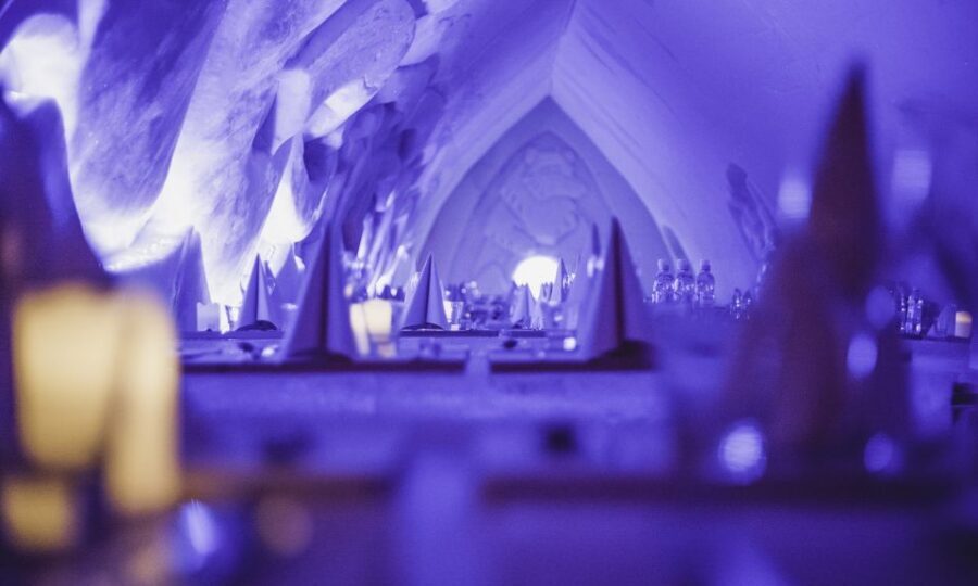 From Rovaniemi: SnowHotel Visit with Ice Restaurant Dinner - How the SnowHotel is rebuilt every year (and why that’s the point)