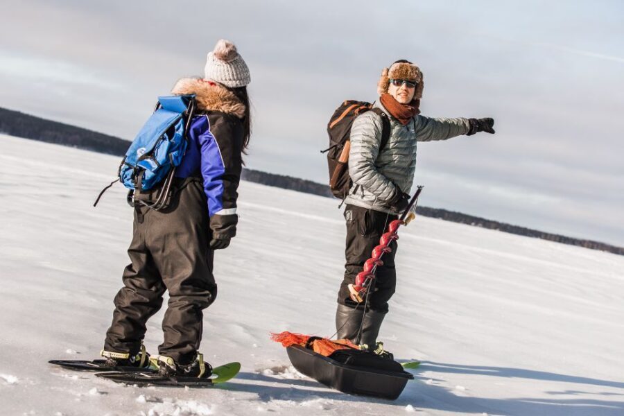 From Rovaniemi: Snowshoeing and Ice Fishing Tour - The Fire-Making Moment: Warmth Without Matches