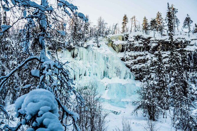 Frozen Waterfalls of Korouoma Canyon tour with Pro Photos & BBQ - Entering The Day From Rovaniemi at 8:00