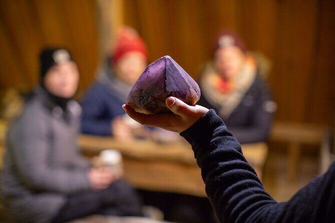 Full-Day Snowshoeing Adventure in Amethyst Mine Pyhä Luosto - Snowshoeing through old forest and up toward the fells