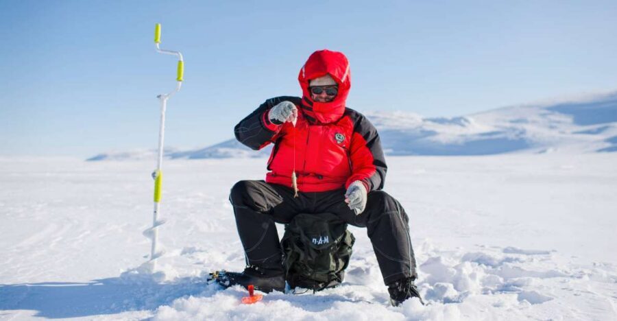 ICE FISHING experience - Entering the Frozen-Lake Mindset in Rovaniemi