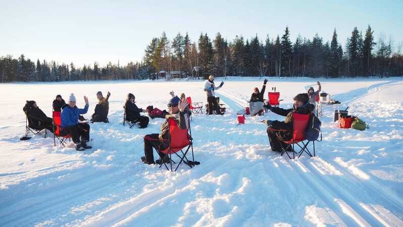 Ice fishing program in Lapland - The calm outdoors break: photo stop, guided time, and free breathing room