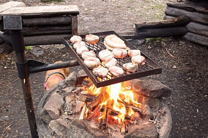 Korouoma Canyon: Frozen Waterfalls Hike & BBQ Experience - BBQ in the canyon: wood fire, sausages, and Finnish warmth