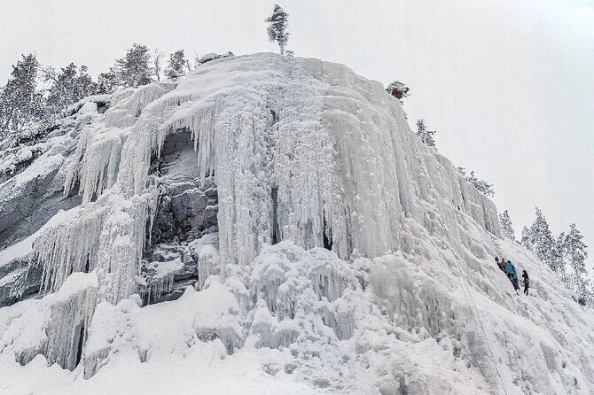 Korouoma Canyon: Frozen Waterfalls Hike & BBQ Experience - The three frozen waterfalls: what you’re actually walking for