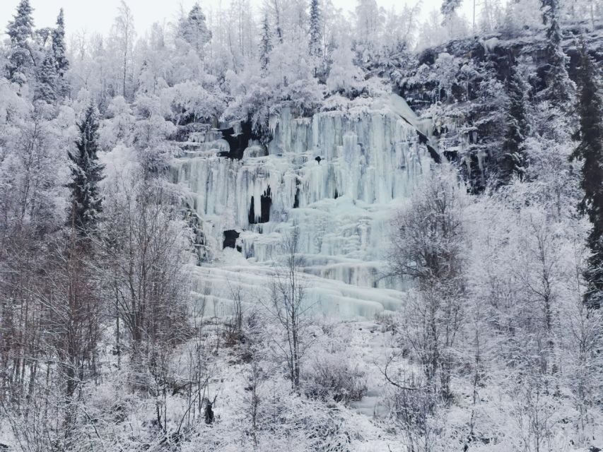 Korouoma Canyon Frozen Waterfalls Hike & Private Teepee BBQ - Key things I’d mark on your mental map