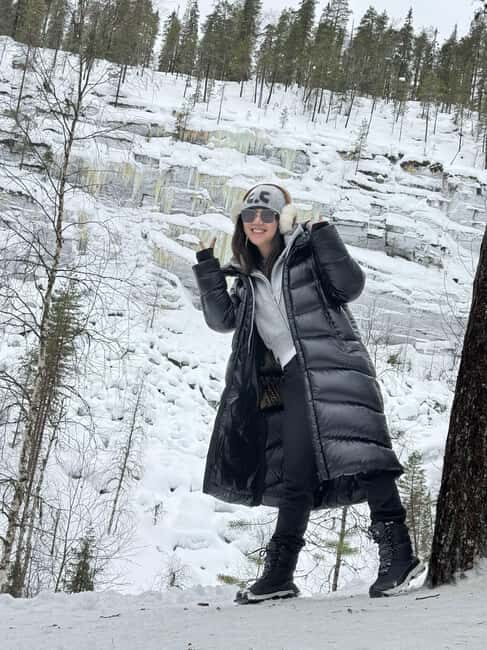 Korouoma Canyon Frozen Waterfalls Hike & Private Teepee BBQ - Practical packing and winter traction basics