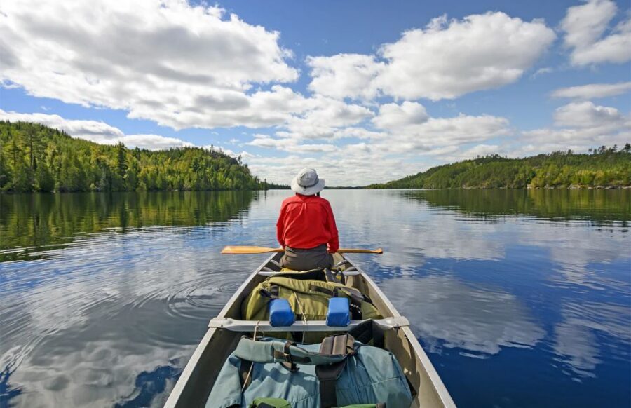 Lapland: Canoeing Trip with Reindeer and Husky Farm Tour - Food Included: Reindeer Sandwiches, Blueberry Juice, and Extra Campfire Comfort
