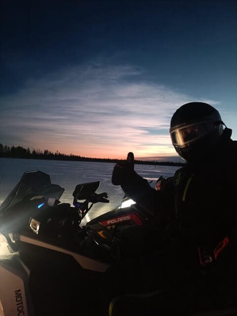 Lapland: Private Snowmobile Safari with arctic Local Guide - Evening departures and the northern lights plan with low light pollution routes