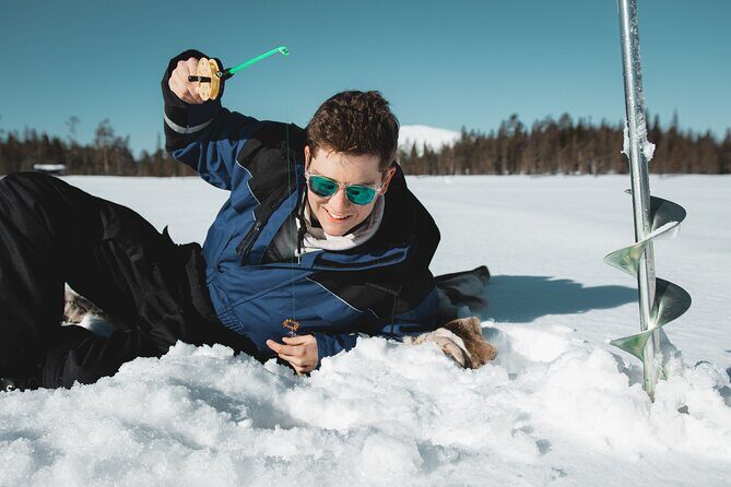 Lappish Lunch Break -Snowmobiling, ice fishing and tasty food - Value: why $233.94 feels fair for a full 5-hour winter experience