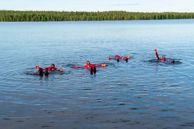 Midnight Sun Floating Experience in Forest Lake - Why a midnight-sun float starts in the evening