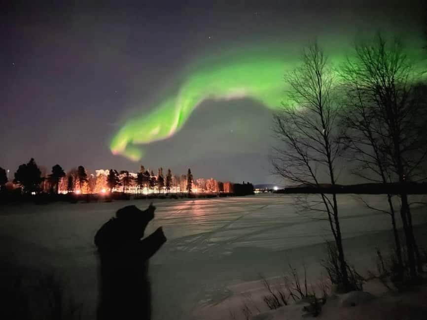 Northern lights private tour Rovaniemi - Lapland viewing stops: photos, a guided walk, and local snacks