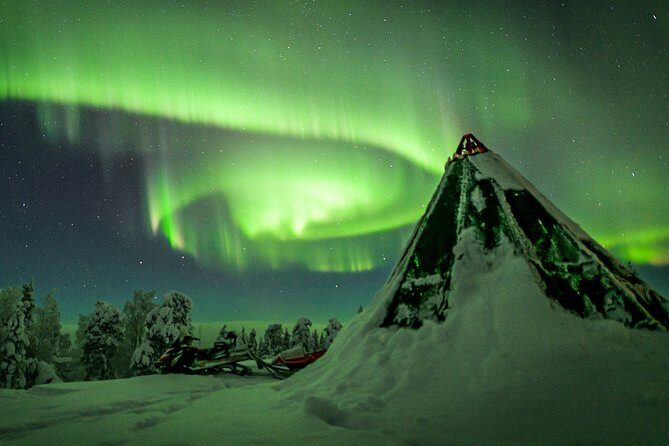 Northern Lights Snowmobile Sleigh Ride - Riding by Snowmobile Tow: Sitting Back While the Countryside Comes to You