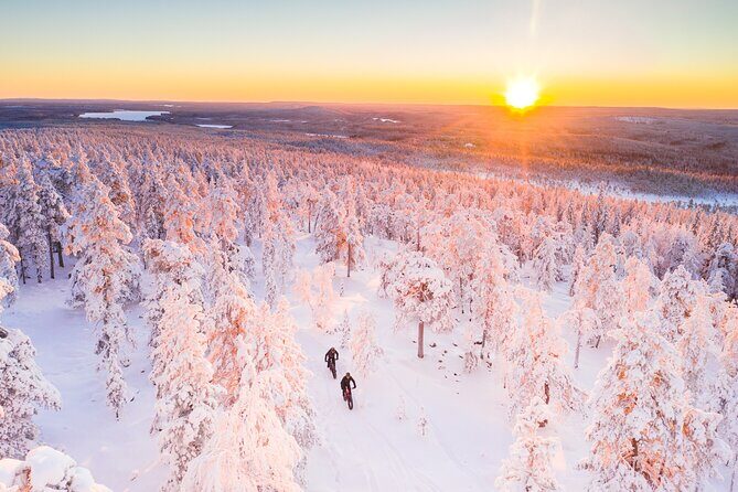 Private Electric Fat Bike Winter Tour in Rovaniemi - Lumberjack’s Candle Bridge: quick photos, big identity