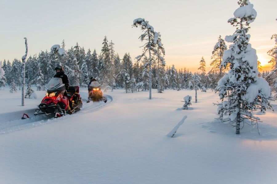 Rovaniemi: 2-Hour Snowmobiling Experience - The route in plain English: river ice to forest tracks