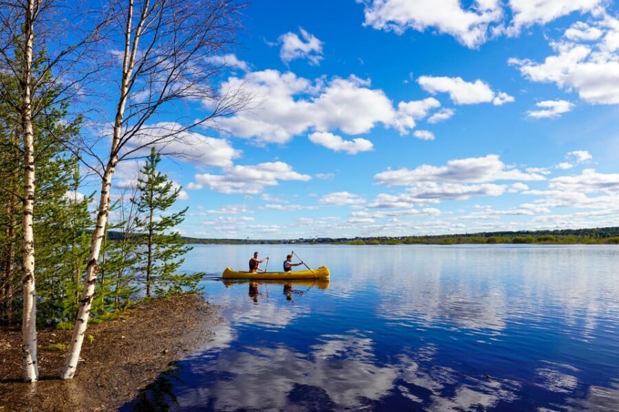 Rovaniemi: All-Day Canoe Adventure - Back Toward Rovaniemi: The Satisfaction of Finishing Strong