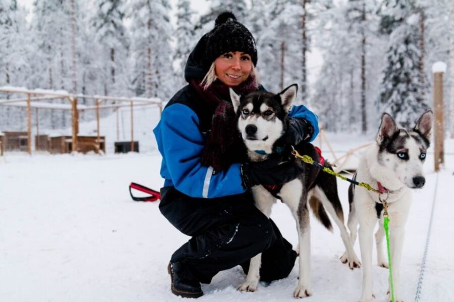 Rovaniemi: Apukka Husky Adventure - The moment you control the sled: being the musher