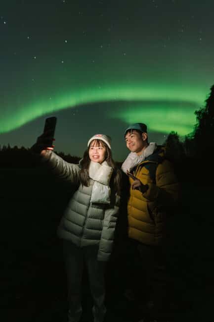 Rovaniemi: Aurora Hunt with Money-Back Guarantee and Photo - Adaptive aurora planning: how they keep your night from stalling