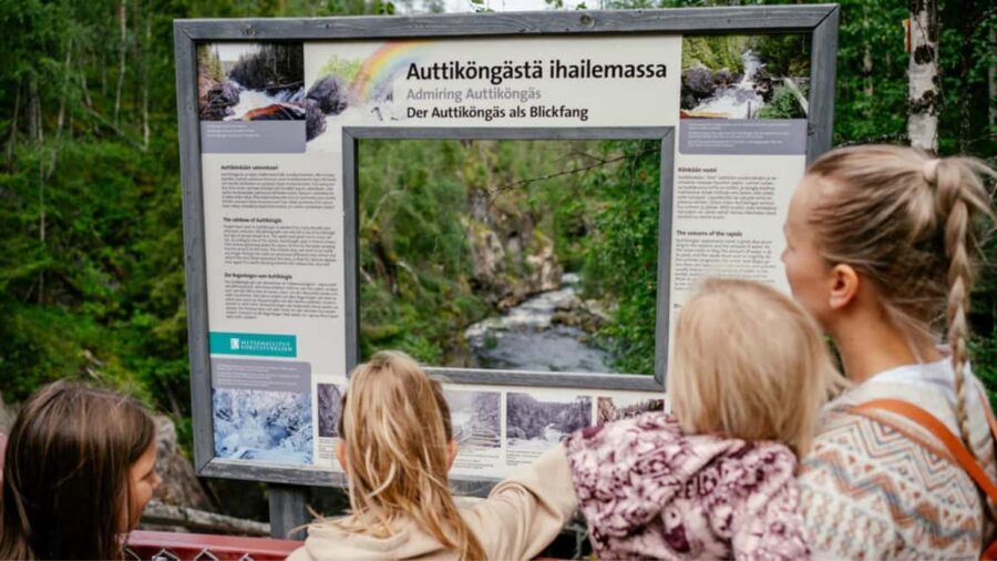 Rovaniemi: Auttiköngäs Waterfalls Hike Tour & Barbeque - Season changes: autumn color to winter snow, same trail, new experience