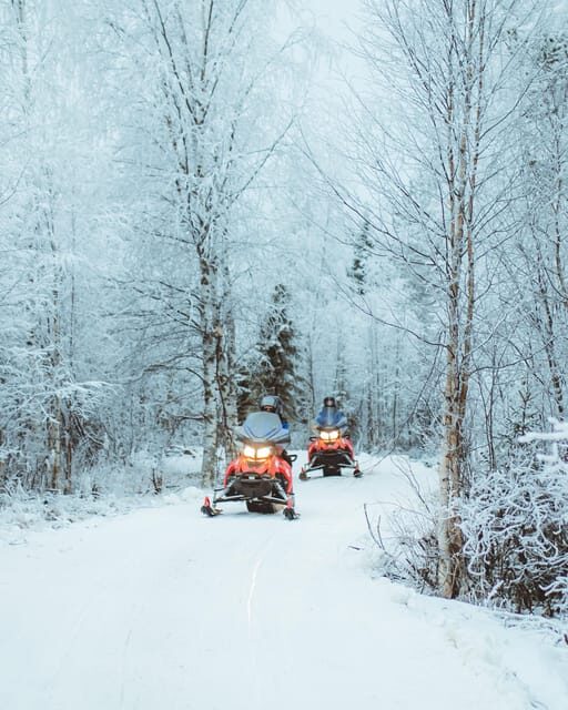 Rovaniemi: Early Winter 2 Hour Snowmobile Safari - Getting there: pickups at Korkalonkatu 32 and Napapiiri I (timing matters)