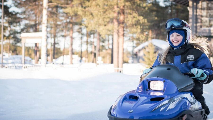 Rovaniemi: Family Snowmobile Safari with Campfire and Snacks - The kids’ mini-snowmobile break: hands-on time, not just watching