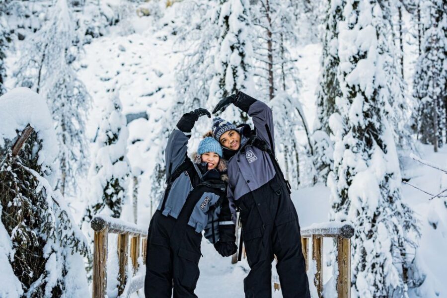 Rovaniemi: Frozen Waterfalls of Korouoma Canyon & Pro Photos - The Hike Itself: 5 km of Frozen Waterfalls and Careful Footing