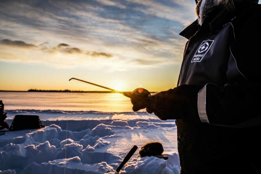 Rovaniemi: Ice Fishing on a Frozen Lake with BBQ and Photos - Guides in Action: Friendly Coaching You Can Actually Follow