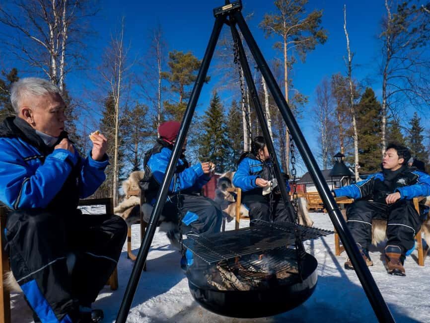 Rovaniemi: Ice Fishing Small Group Tour & Barbeque - Warm-up stop: hot drinks, grilled sausages, and snacks