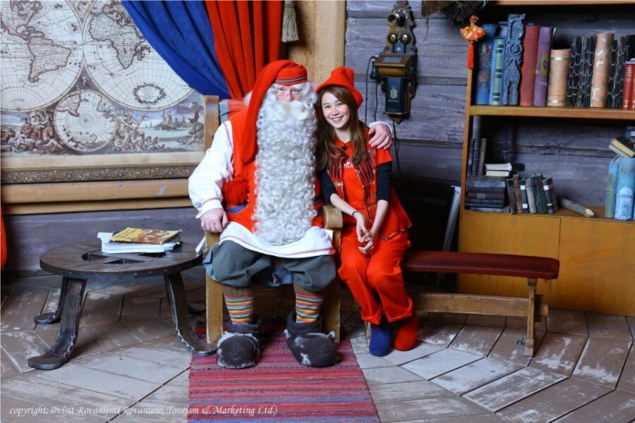 Rovaniemi: Meet Santa Claus, Reindeer Sleigh Ride & Huskies - 400-Meter Reindeer Ride: Classic Lapland, Kept Short