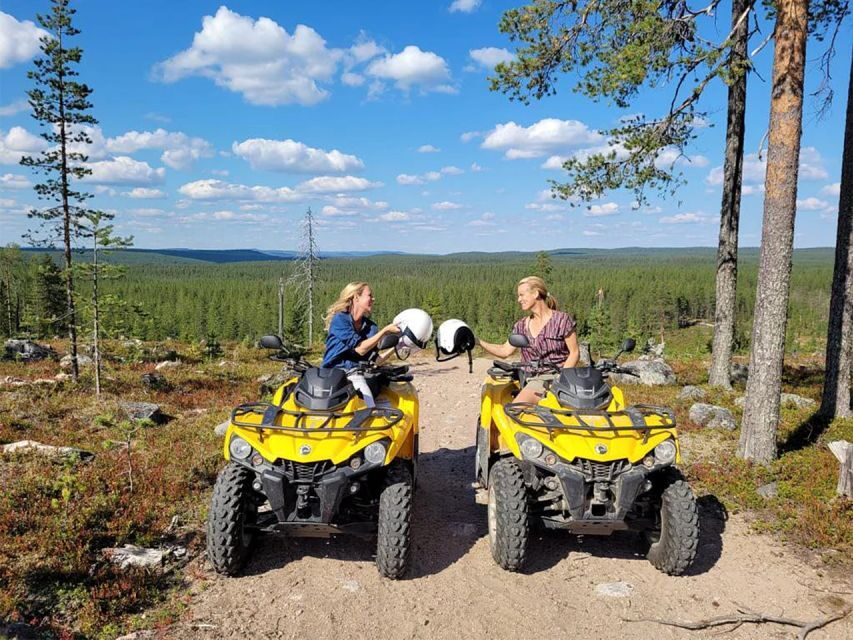 Rovaniemi: Midnight Sun, ATV Ride During The Golden Hour - Photo Tips for Midnight Sun Light Through the Trees