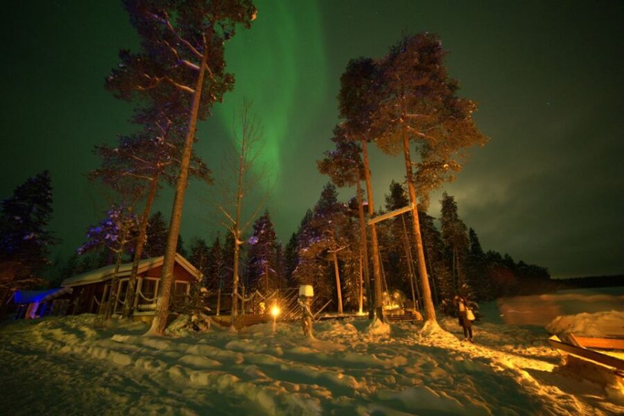 Rovaniemi: Northern Lights Hunting in Lappish old cottage - BBQ in Lapland: more than fuel for the hunt