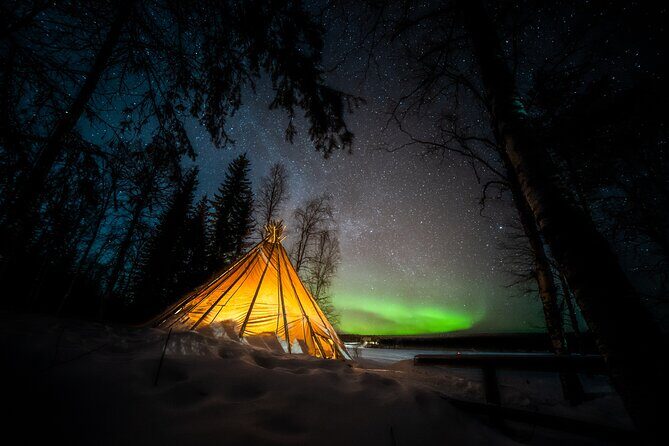 Rovaniemi Northern Lights Photography Small-Group Tour - Stop after stop: what the night can look like out in the dark