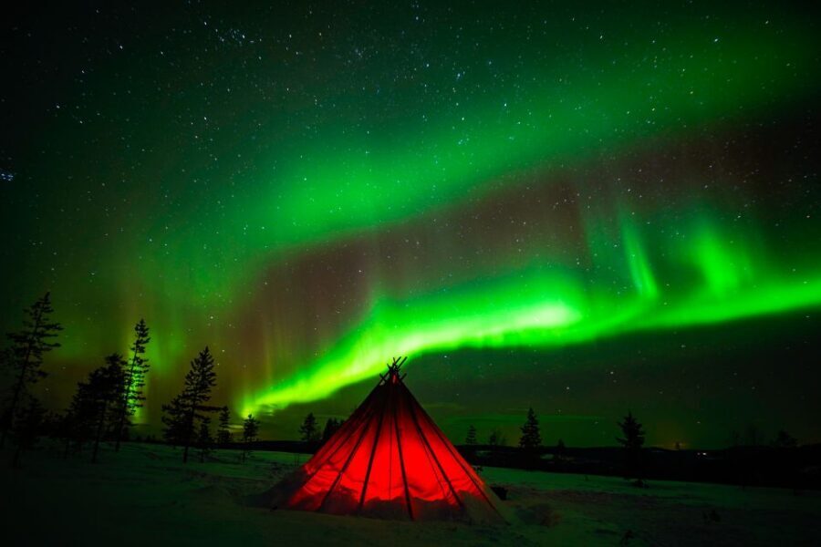 Rovaniemi: Northern Lights Snowmobile Tour - 4 Hours Outdoors Past the Arctic Circle