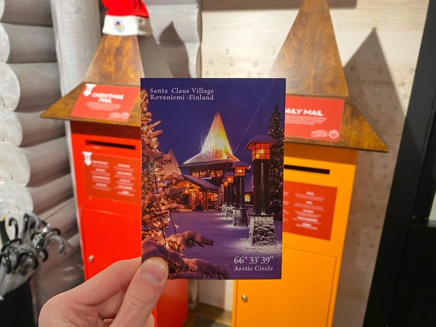 Rovaniemi: Santa Claus Village and Husky sledge/guided tour - Santa Claus Village: postcards, Santa photos, and an Arctic Circle moment