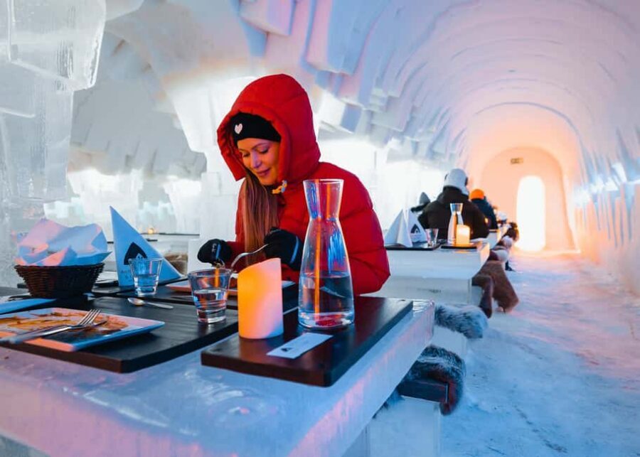 Rovaniemi: Snow Hotel Tour and Ice Restaurant Dinner - The Arctic SnowHotel tour: construction you can actually understand
