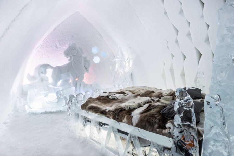 Rovaniemi: Snow Hotel Tour with Food by the Fire - The open-fire dinner at Kota Restaurant: choose your main and warm up fast