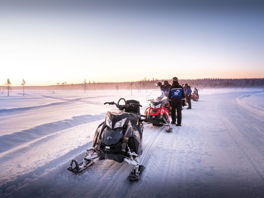 Rovaniemi: Snowmobile Safari into the Arctic Circle Forest - Families and kids: sleds, rules, and how the group works
