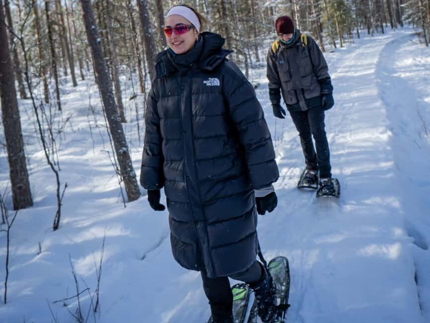 Rovaniemi: Snowshoe Adventure at Vikaköngäs & Barbeque - The guide experience: why people rate this so highly